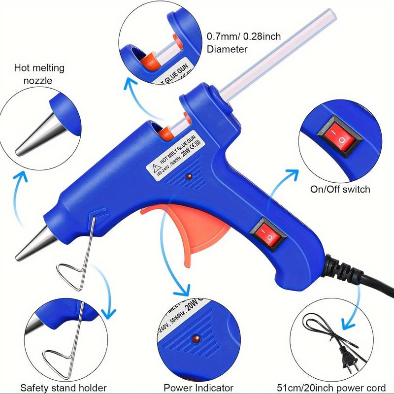 Arts Crafts Mini Glue Gun Hot Melt Gun For Diy Art Home - Temu